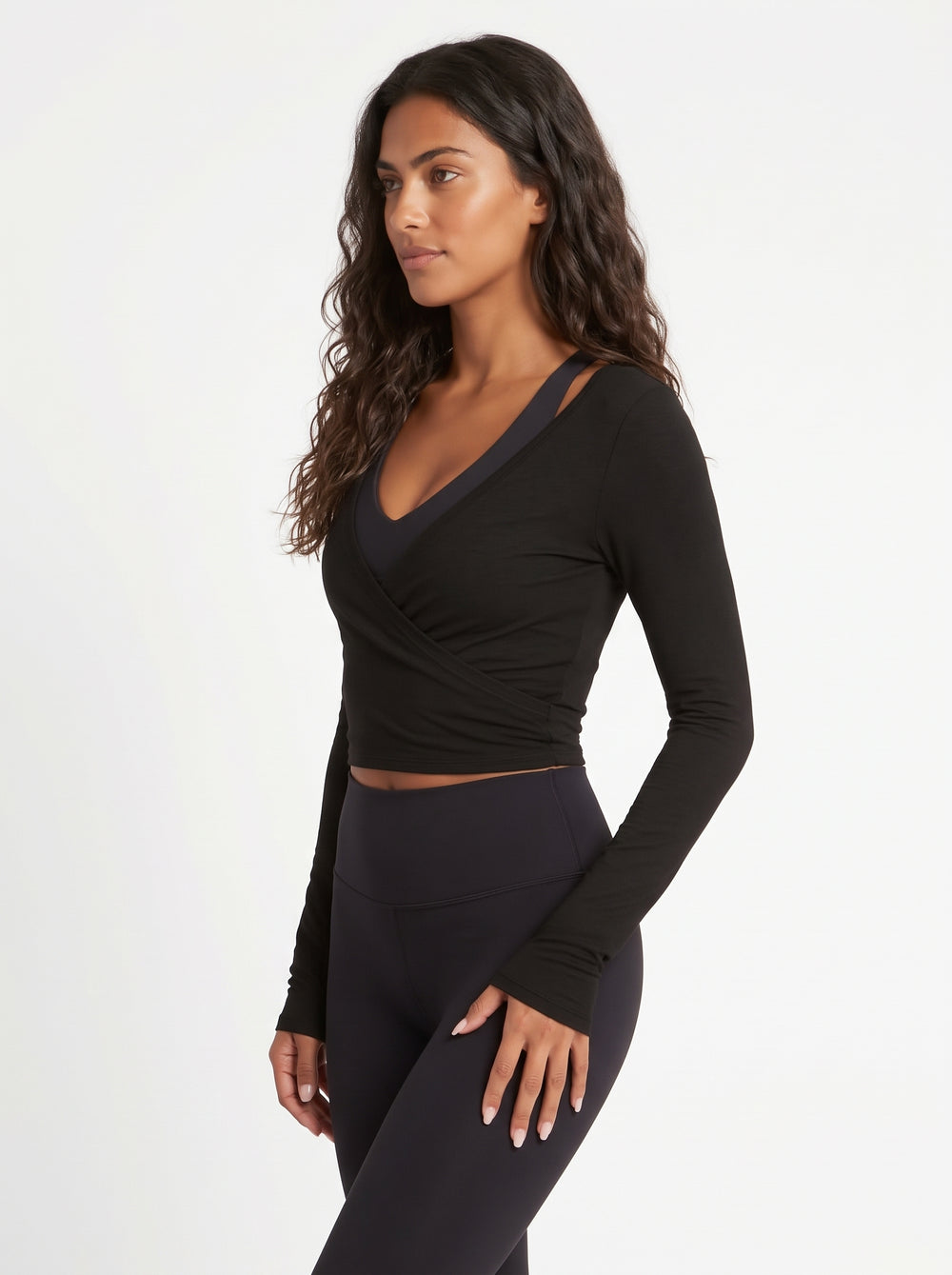 Top Ballet Wrap Negro