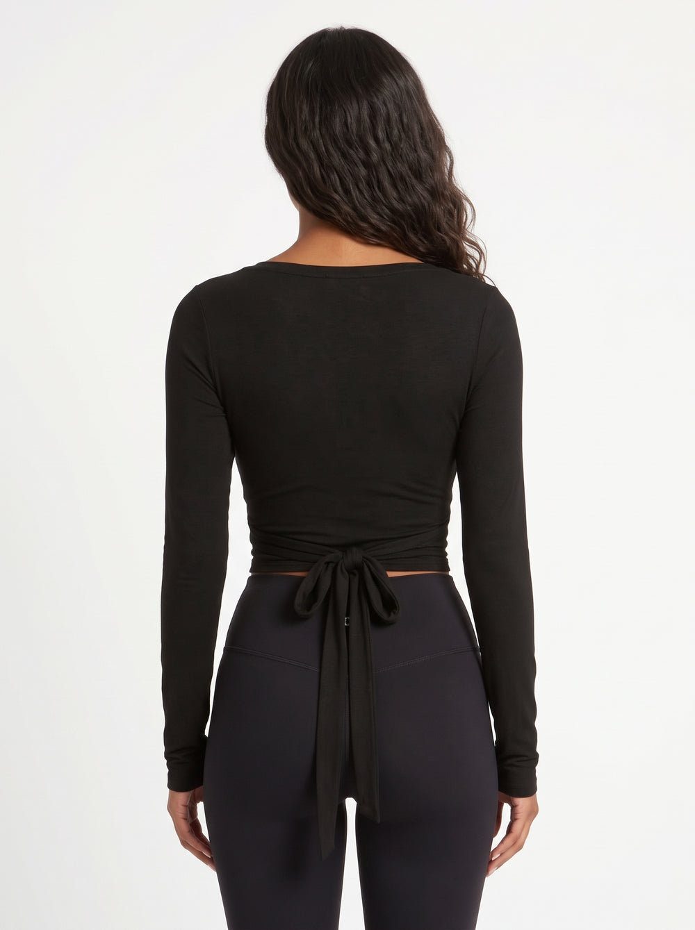 Top Ballet Wrap Negro